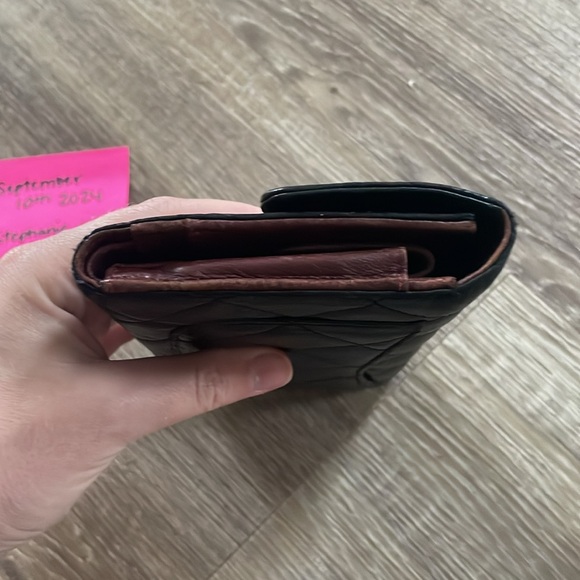Authentic Black Lambskin Chanel Wallet Made in Italy - Picture 13 of 16
